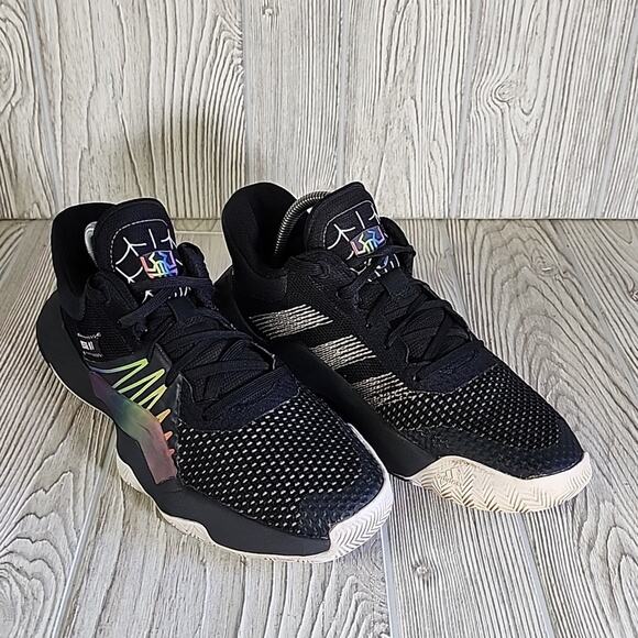 Adidas D.O.N. Issue 1 Rainbow Spider-Man Sneakers, Men's 7 - Picture 9 of 11